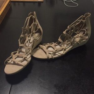 Beige Fergalicious Sandals
